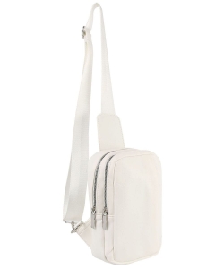 Fashion Sling Bag Backpack GLM0099 WHITE